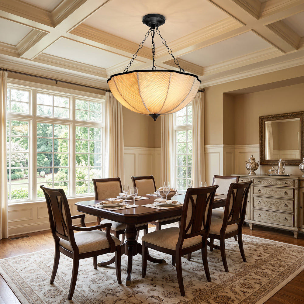 Preston Pleated Pendant Light – detail 2