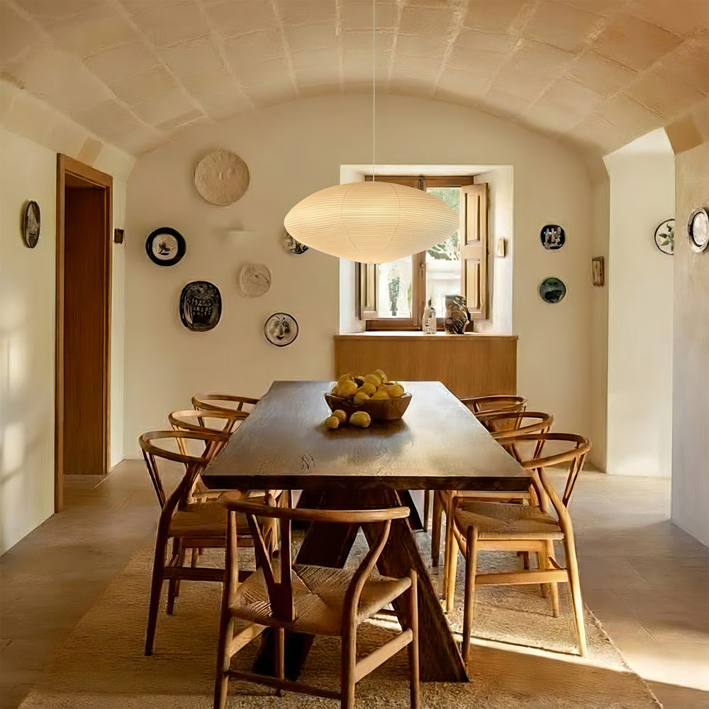 Rice Paper Pendant Light – detail 2