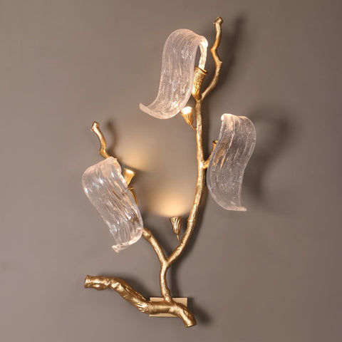 Davos Branch Glass Ribbon Wall Sconce – detail 15