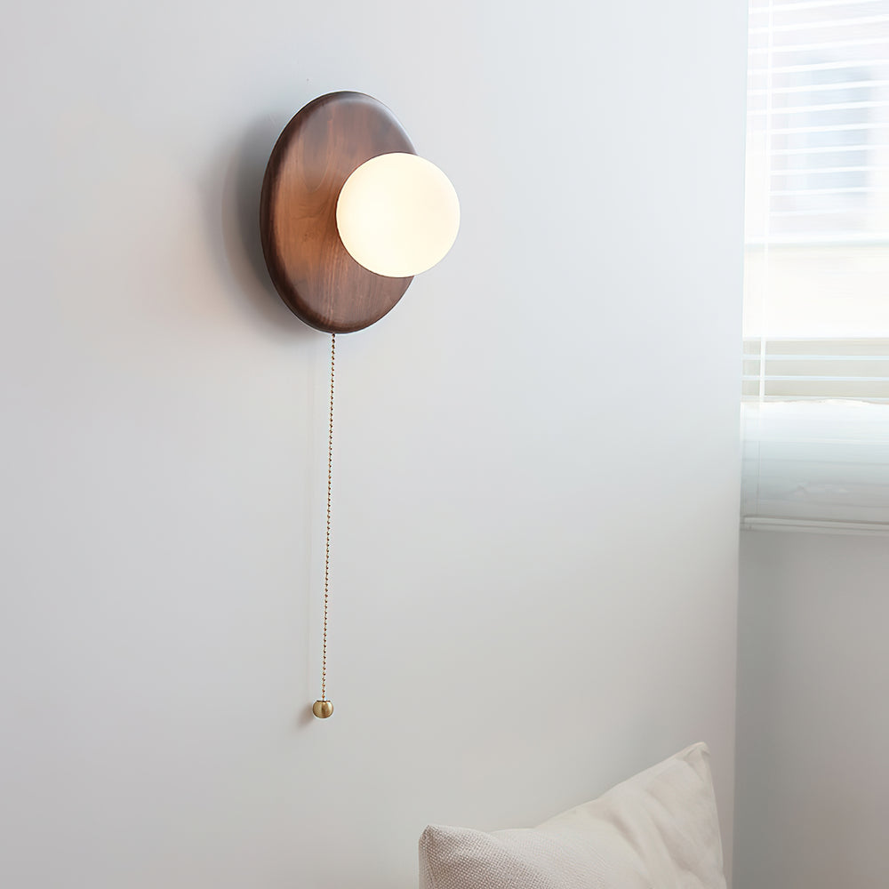 Abel Wood Disk Light – detail 2