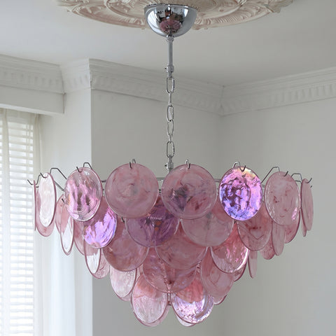 Brette Disk Glass Chandelier – detail 15