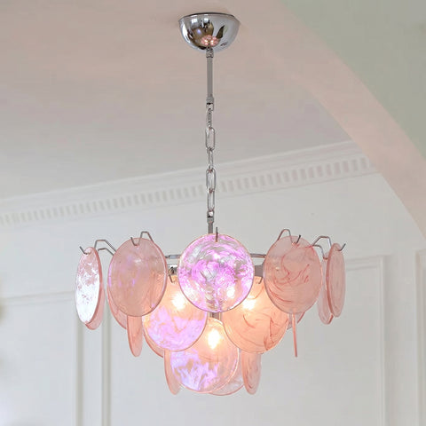 Brette Disk Glass Chandelier – detail 22
