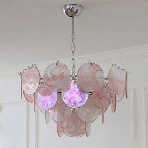 Brette Disk Glass Chandelier – detail 24