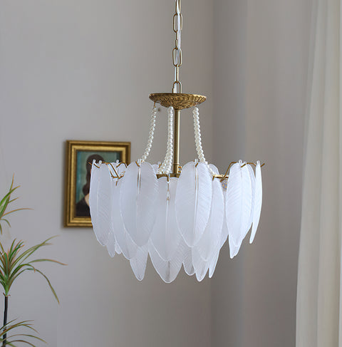 Antheia Feathered Glass Chandelier – detail 24