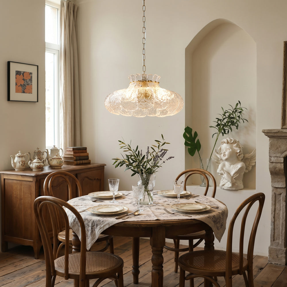 Barlas Ribbed Pendant Light – detail 2