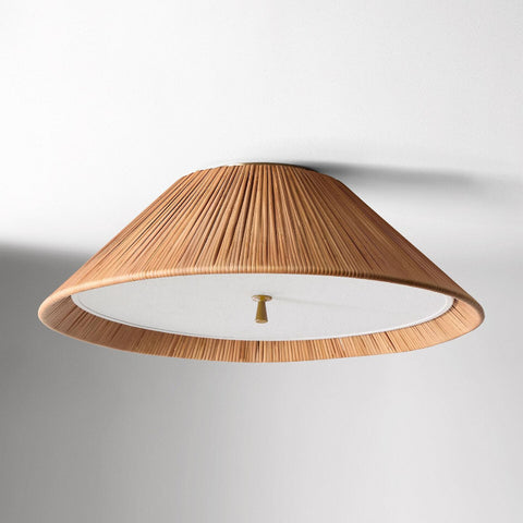 Bodie Rattan Semi-Flush Mount – detail 6