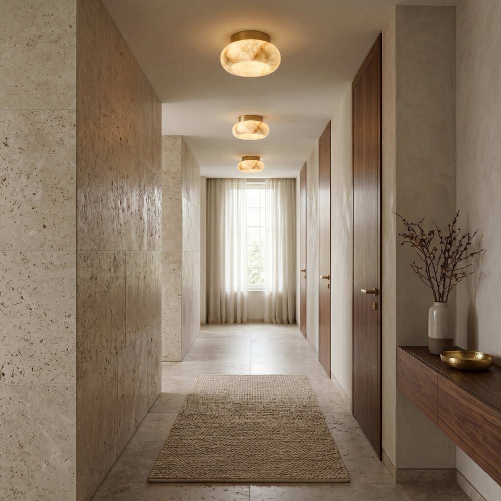 Cairns Alabaster Ceiling Lamp – detail 2