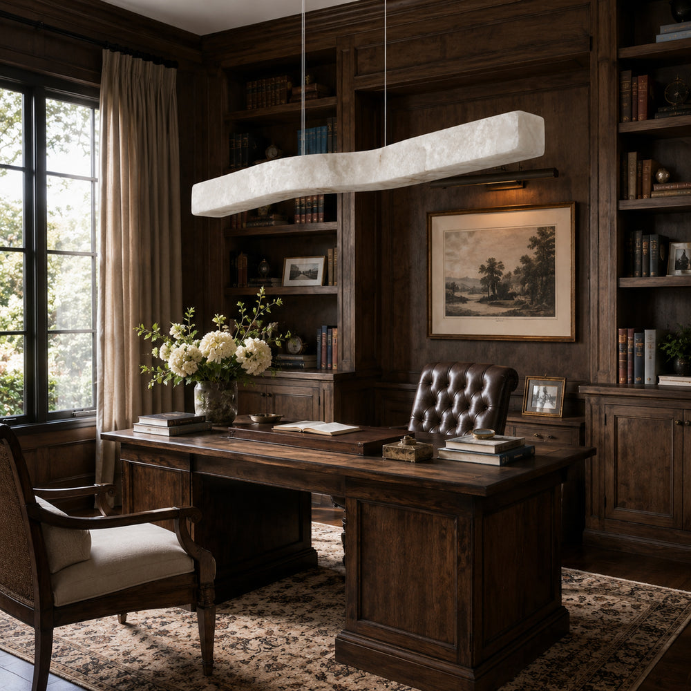 Camur Linear Alabaster Chandelier – detail 2