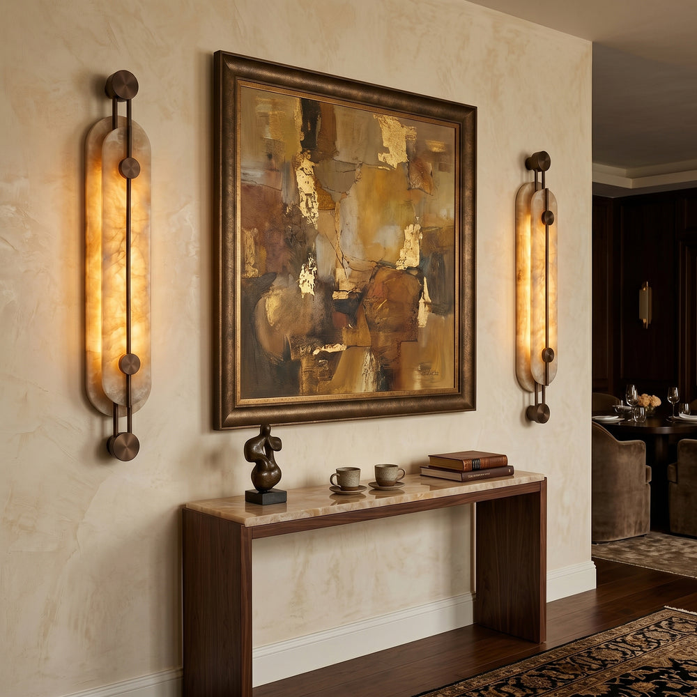 Clayton Alabaster Wall Sconce – detail 2