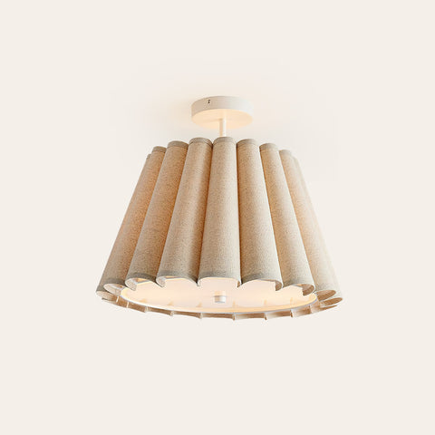 Colette Scalloped Flush Mount – detail 7