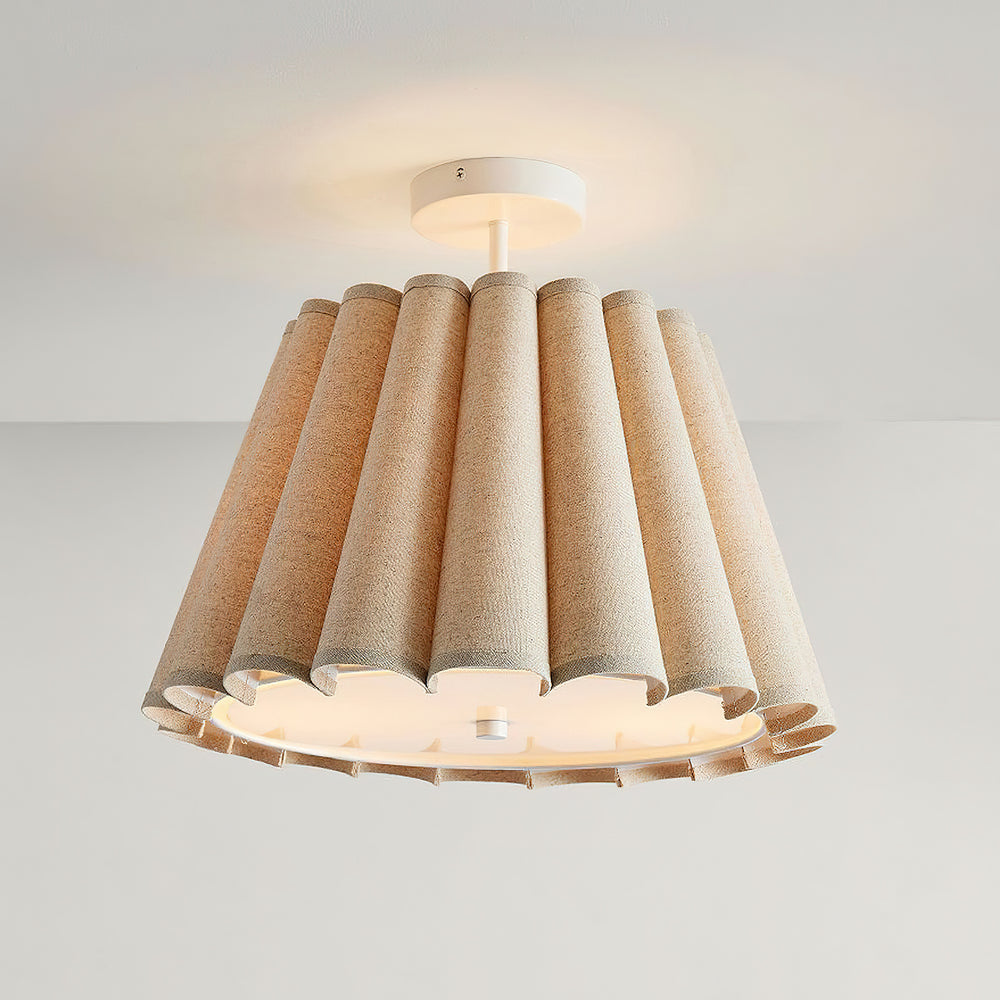 Colette Scalloped Flush Mount – detail 2