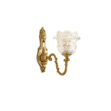 Gideon Baroque Brass Sconce