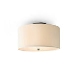 Harrison Linen Drum Flush Mount