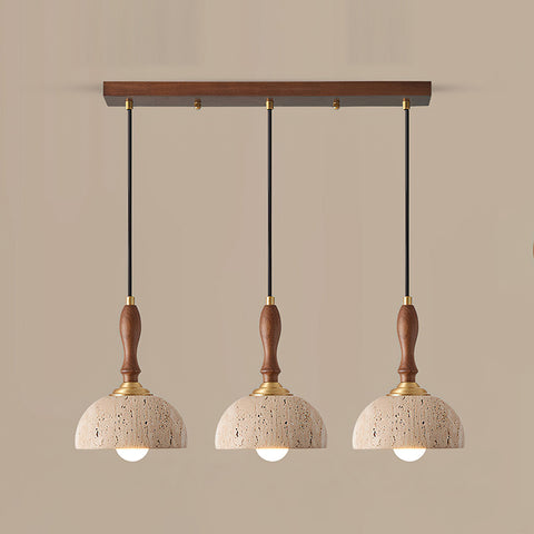 Enora Travertine Pendant Light – detail 10