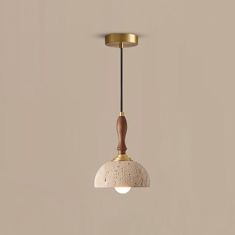 Enora Travertine Pendant Light – detail 11