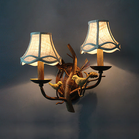 Pinecone Bird Wall Lamp – detail 19