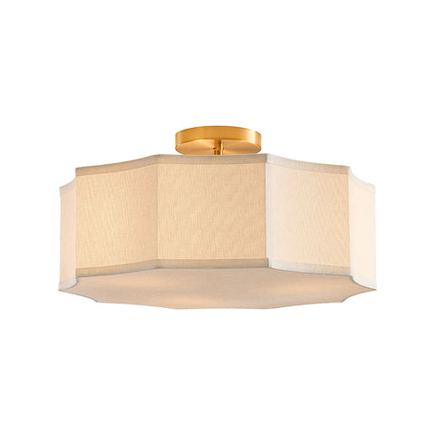 Prescott  Linen Flush Mount – detail 5