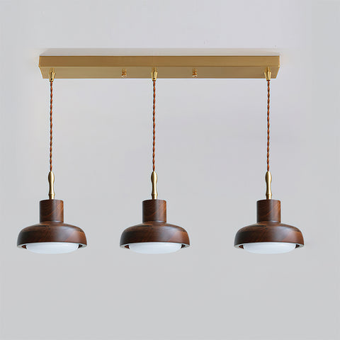 Silas Walnut Pendant Light – detail 11