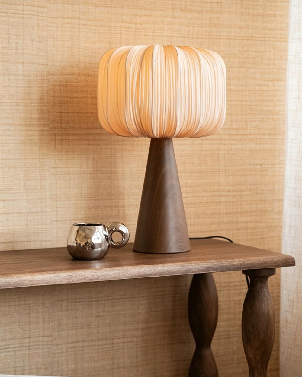 Talia Pleated Table Lamp – detail 2