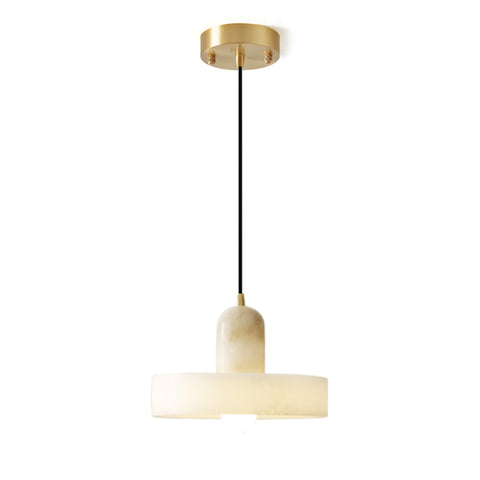 Disc Orb Alabaster Pendant Lamp – detail 11