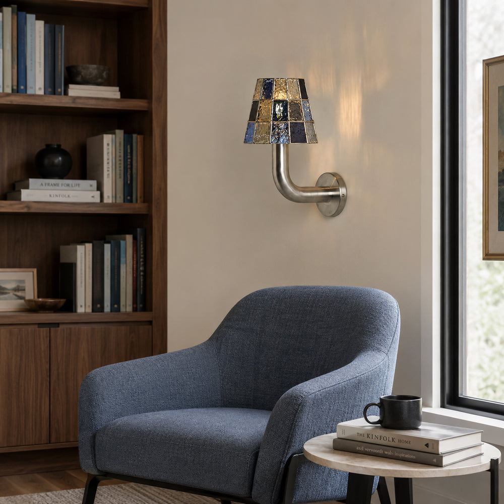Division Mosaic Glass Wall Sconce – detail 2