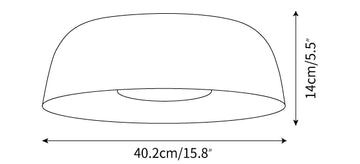 Plafonnier Djembe — Plans de dimensions 1