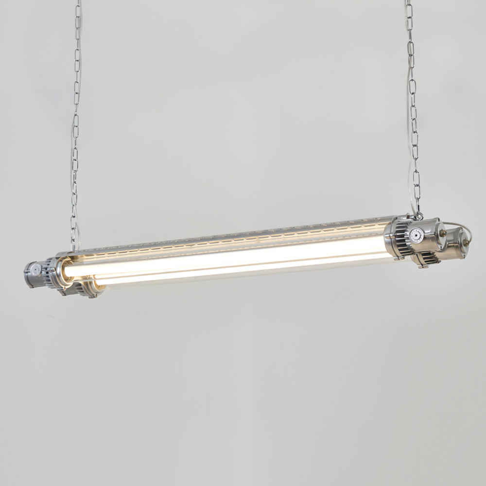 Double Tube Silver Chandelier – detail 2