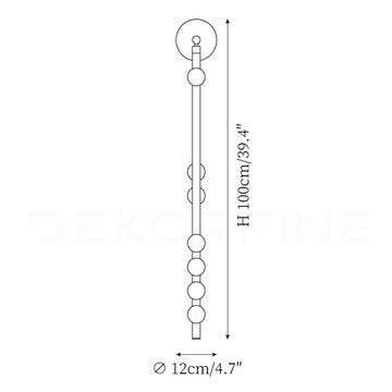 Drop Wall Lamp — Dimension drawings 2