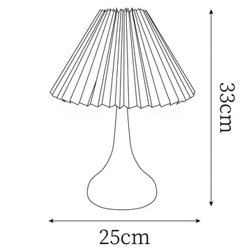 Lampe de Table Drum — Plans de dimensions 1