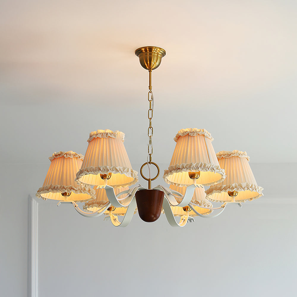 Dunnock Fabric Chandelier – detail 2