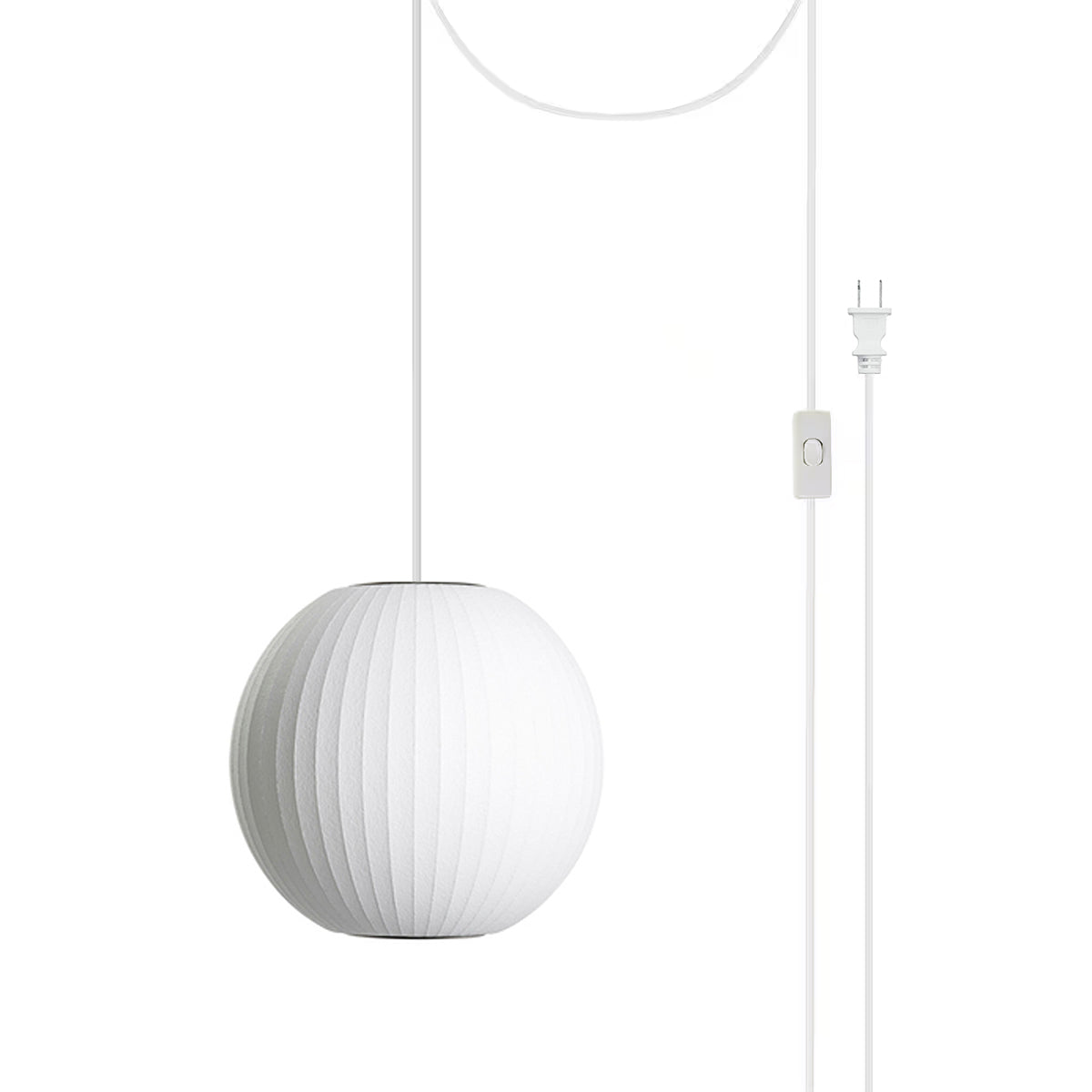 White swag light discount
