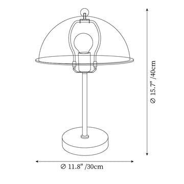 Edinburgh Table Lamp — Dimension drawings 1