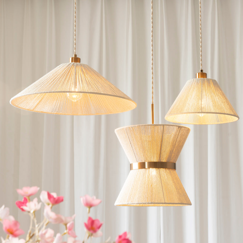 Elara Woven Pendant Light – detail 2