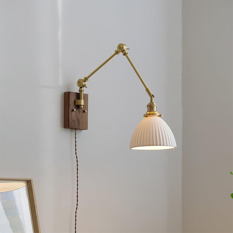 Elia Swing Arm Plug In Wall Lamp – detail 7