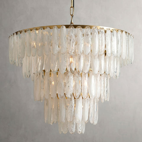 Ellington Frosted Glass Chandelier – detail 3