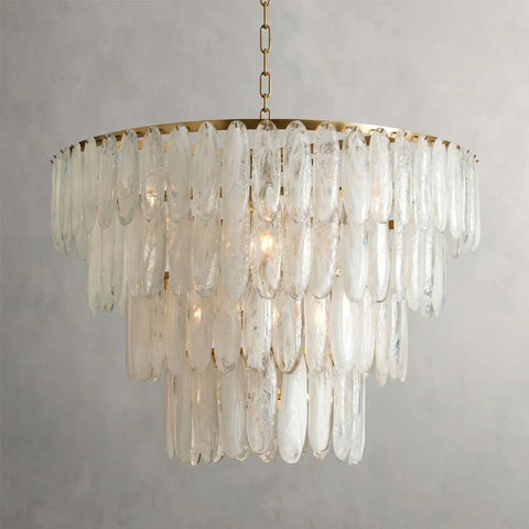 Ellington Frosted Glass Chandelier – detail 4
