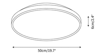 Emiva Ceiling Lamp — Dimension drawings 1