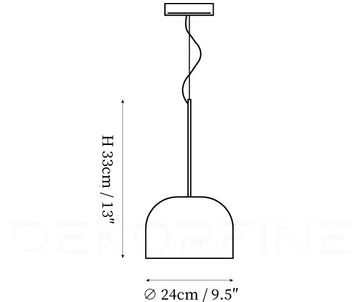 Sospensione Equatore — Disegni dimensionali 1