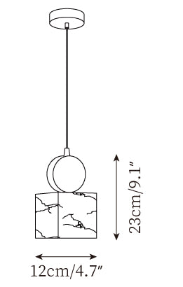 ∅ 4.7″ x H 9.1″ / Dia 12cm x H 23cm
