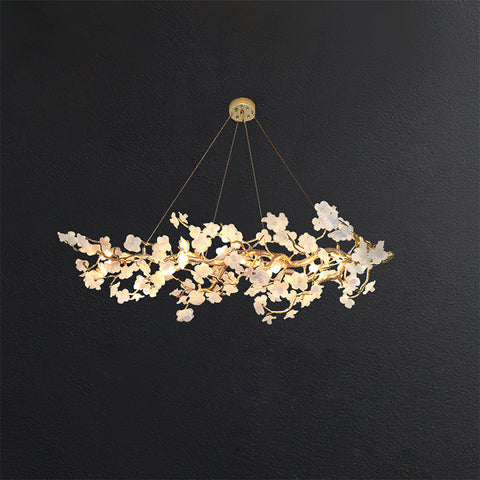 Evanthe Sculptural Blossom Linear Chandelier – detail 12