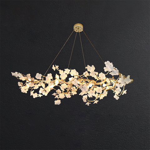 Evanthe Sculptural Blossom Linear Chandelier – detail 13