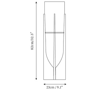 Lampadaire Fairbanks — Plans de dimensions 1