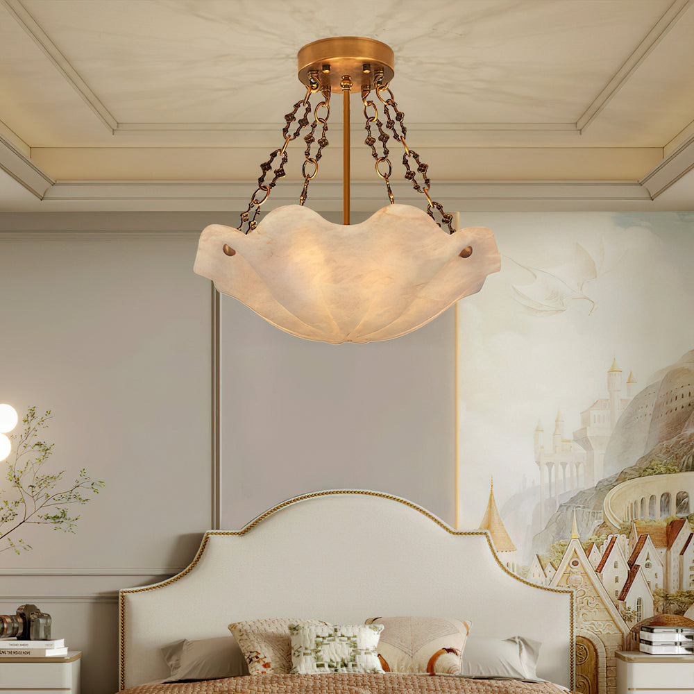 Fairfax Alabaster Chandelier – detail 2