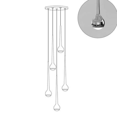 Falling Pendant Lamp – detail 32