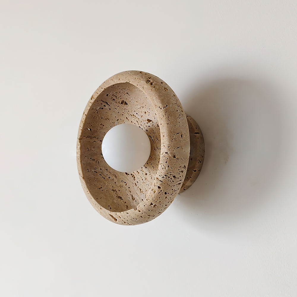 Faro Travertine Wall Lamp – detail 2