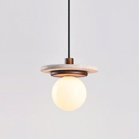 Farren Travertine Pendant Light – detail 9