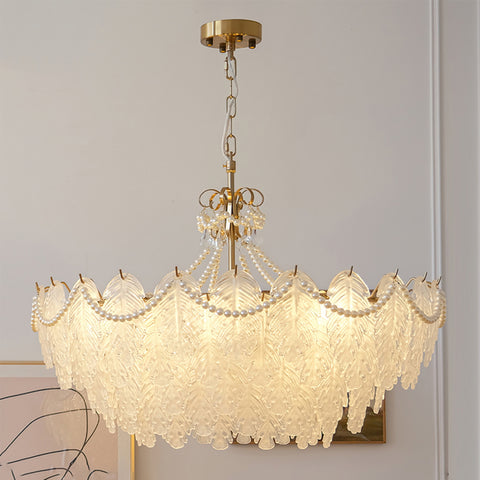 Feather Glass Chandelier – detail 19