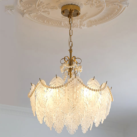 Feather Glass Chandelier – detail 17