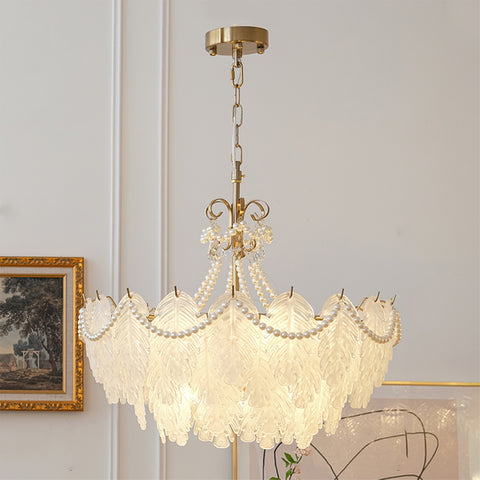 Feather Glass Chandelier – detail 18