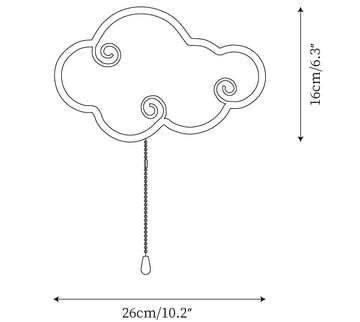 Figure Cloud Wall Lamp — Dimension drawings 1